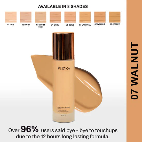 FLICKA Flawless Femme HD Liquid Foundation