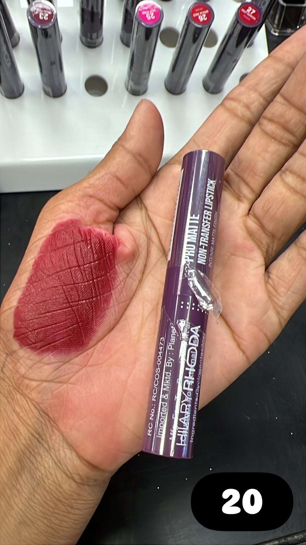 HR NON TRANSFER BULLET LIPSTICK